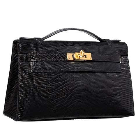 kelly pochette hermes black|cartera Hermes kelly.